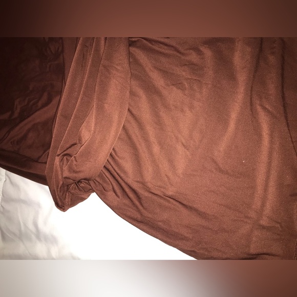 Strapless brown tube dress - Picture 4 of 4